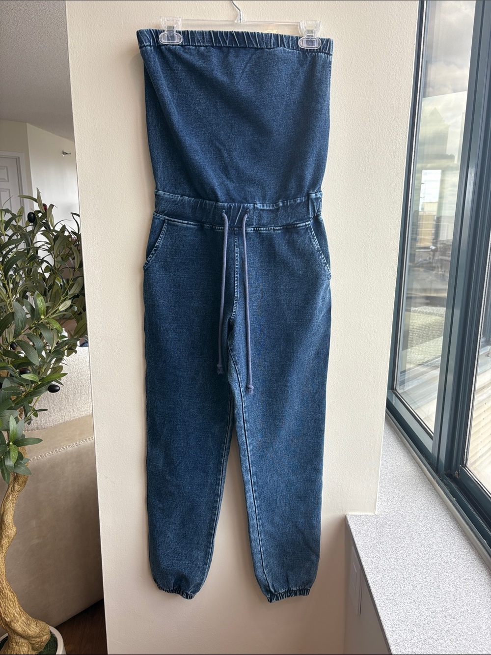 sundays strapless jumpsuit